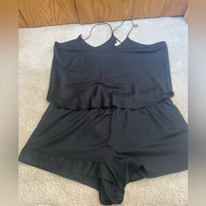 VS silk cheetah pajama set